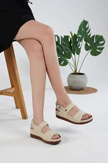 MİRA TERLİK ORTOPEDİK TERLİK VE AYAKKABI Mira Orthopedic Women's Sandals Are Suitable for Heel Spurs, Bone Protrusions and Scalloped Feet
