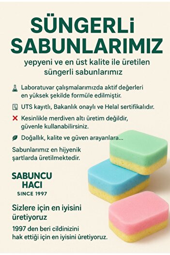 Sabuncu Hacı Oud Oriental (Helps Repair Sunken and Strawberry Legs) Natural Sponge Soap 130-140 Gr