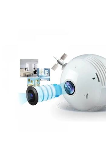 Ovs Panoramic Indoor Surveillance Camera with Microphone and Speaker