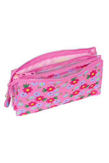 Trolls Triple Carry-all Pink 22 x 12 x 3 cm