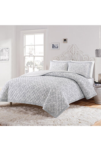 Bee Home Sari | 100% Cotton Double 3-Piece Compressed Quilt