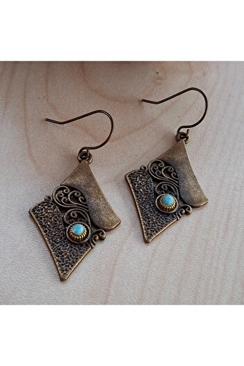 azra takı tasarım Handmade Authentic Bohemian Dangle, Ancient Women's Earrings