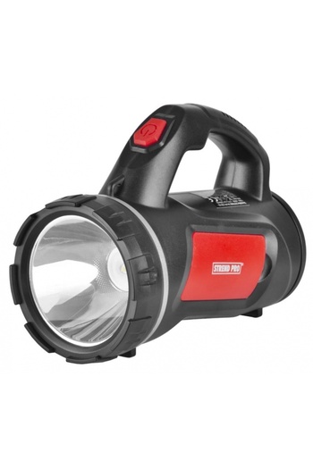 SGTT LED flashlight with 3.7V/1200mAh battery, USB charging, 150 lm