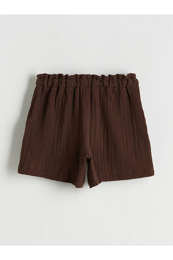 LC Waikiki Quality Parts from Celebi Store |   Elastic Waist Textured Muslin Women's Shorts