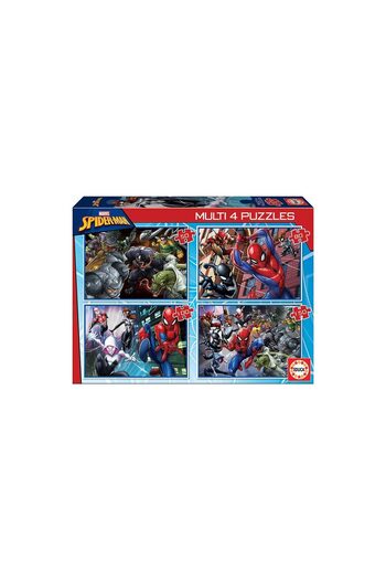 EDUCA Puzzle - Multi 4 Puzzles Ultimate Spider-Man, 50/80/100/150 piese