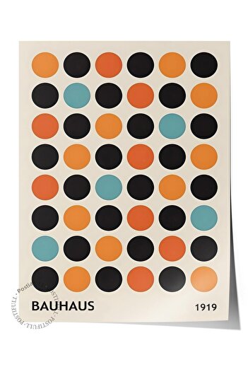 Postifull Frameless Poster, Hd Quality Wall Poster, Comfort Series, Bauhaus 1919 Poster, No: 108614