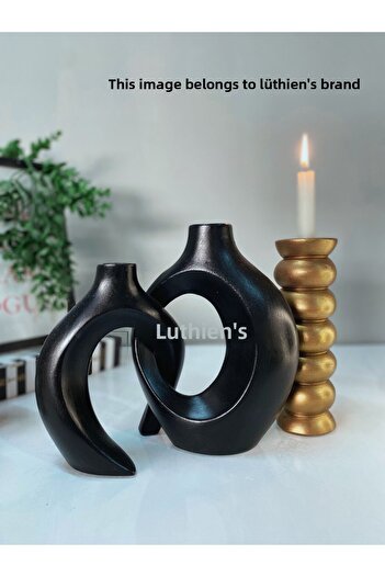 Luthien Modern Design Dear Ivy Vase and Candlestick Set