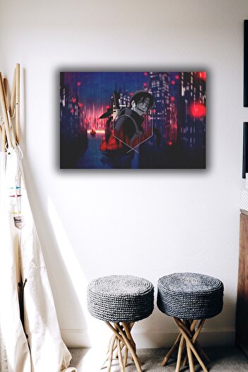 Teknograf Tablou MDF cu design închis, orașul anime-ului