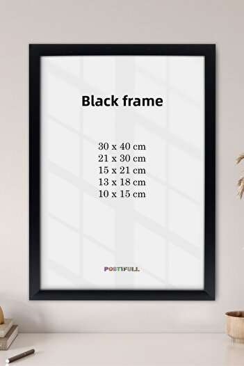 Postifull Black Poster Frame, Black Frame, Photo and Wall Frame, Living Room, Kitchen, Office Frame