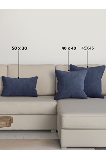 Perle Home Daily Series Space Blue Color Husă de pernă
