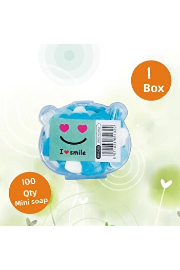 ERA SABUN 100 Sheets Mini Perfumed Hand Melting Paper Soap Student School Travel Camping Picnic Hand Soap