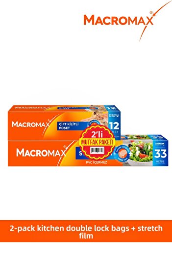 MACRO MAX 2 Pack Kitchen (Double Lock + 33m Stretch)