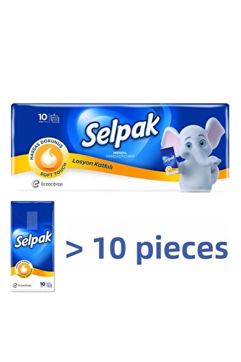 Selpak Lotion Wipes 10 pcs