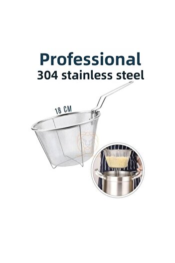 ModaCar 304 Stainless Steel Mink Design Fries Strainer Potato Filter