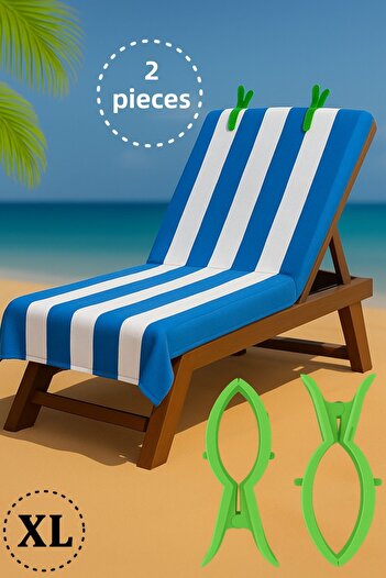 Boldy 2-Piece Sunbed Peg - Beach Peg - Carpet Peg - Towel Fixer - Table Peg - Towel Peg XL