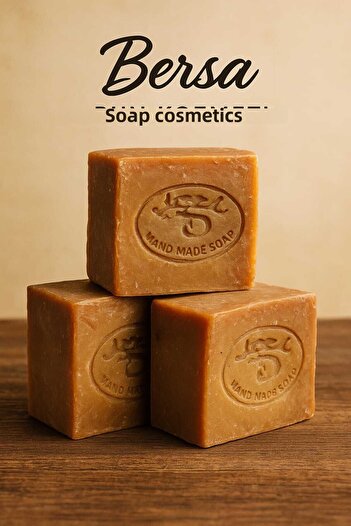 Home Aleppo Soap 6 Molds 100% Olive Oil Arabic Soap 6 Pieces Natural Skin and Hair Care 125-135 Gr