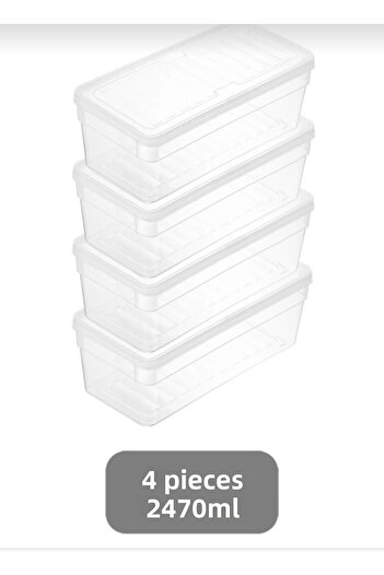 VİZYON Refrigerator Organizer Microwave and Diffuse Compatible Storage Container Refrigerator Organizer