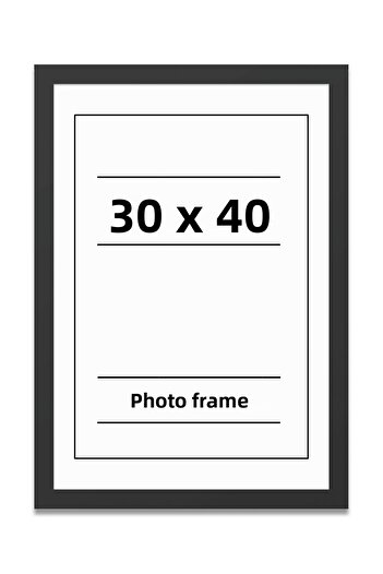 UON Picture Frame Black 30X40 Diploma Document Certificate Single Flat Model Photo Picture Frame Set
