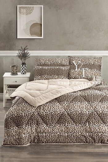 ChicMaison Double Fluffy Quilt Set |   Dowry Set |   Dowry Team |   Leopard