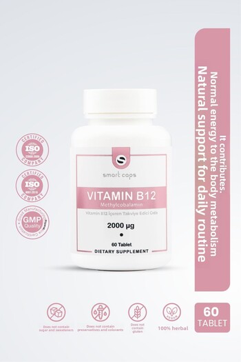 Smartcaps Vitamin B12 60 Tablets
