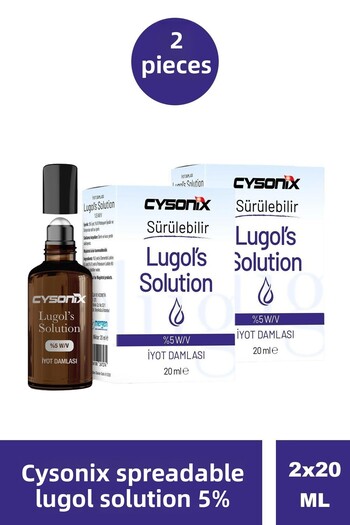 Seddar Collection Cysonix spreadable lugol's solution 5% 20 ml 2 pieces