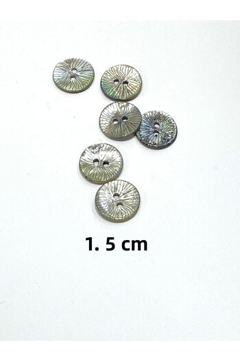 karantuhafiye Italian Button / Worked Button Set of 6 1.5 cm