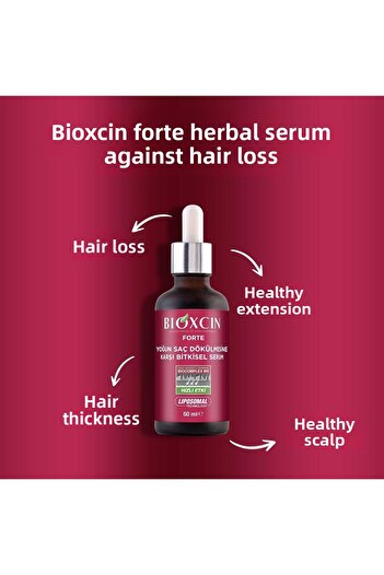 Bioxcin Intensive Anti-Shedding Herbal Forte Serum 3 X 50ml 2Pcs + 100ml Facial Cleanser Gift