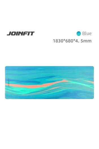 JOINFIT PRO Φυσικό Λαστιχένιο Χαλάκι Γιόγκα 4,5 ΜΜ - Επαγγελματική Αντιολισθητική Επιφάνεια Μπλε
