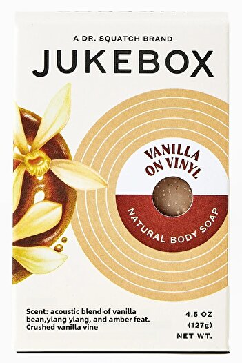 Jukebox Vanilla on Vinly Body Soap 127Gr
