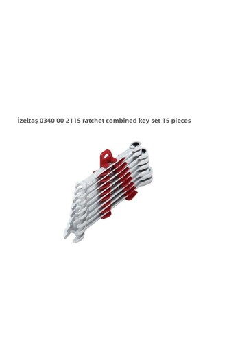 İzeltaş Ratchet Combined Key Set 15 Pieces - 0340 00 2115