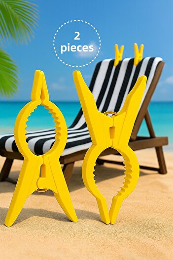 Boldy 2-Piece Beach Latch - Sunbed and Towel Stabilizer, Beach Latch