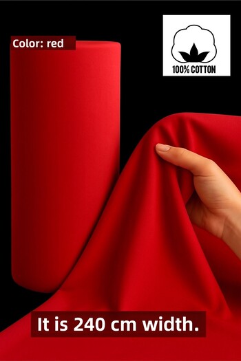 ÇIQRIK HOME Cotton Duvet Cover Liner Cotton Fabric Width: 240 cm Duvet Cover, Bed Sheet, Pillow Case, Clothes and Bags