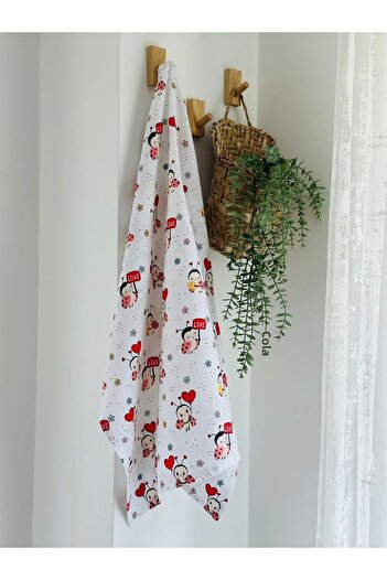 Fulya Tuhafiye 100% Cotton Muslin Baby Blanket Oeko-Tex Certified Muslin Newborn Baby Blanket 80X90 cm