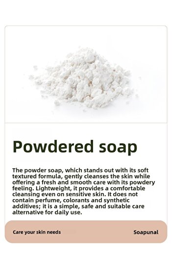 sabunal Powder Soap - Skin Care Soap 100 Gr