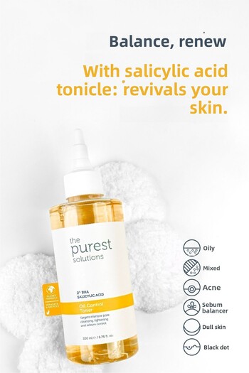 The Purest Solutions Skin Care Set Containing High Ratio of Bha 30 ml 200 ml