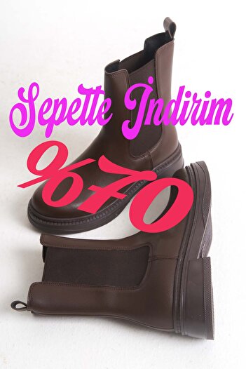 SH SİLVER MODA Γυναικείες Μπότες Thermo Αντιολισθητική Πλαϊνή Ελαστική Σόλα Ραμμένη Αδιάβροχη
