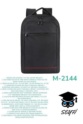 SEYFİKİRTASİYE Document Notebook High School Middle School Primary School University Travel Bag 1St Class Waterproof Fabric