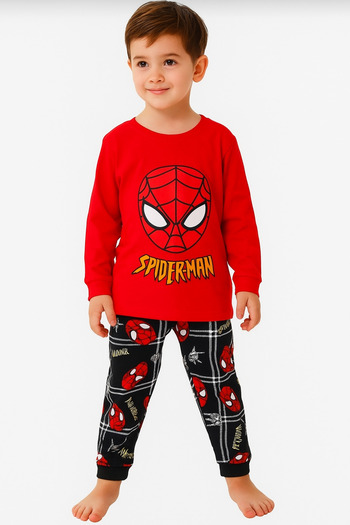 zahider 100% Cotton Boy's Printed Pajama Set