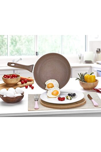 SAFLON Granite Cooking frying pan. Capacity: 30CM / SF5630GR