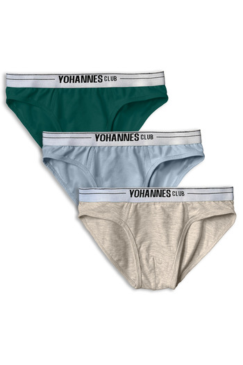 Yohannes Club Boy'S, Cotton Slip Panties, 3 Packs, All-Day Comfort