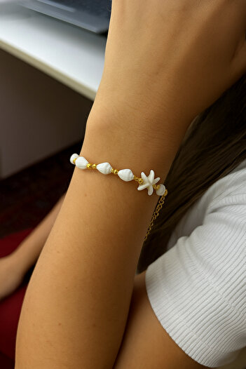 Arescollection Bracelet with Sea Shells and Sea Stars