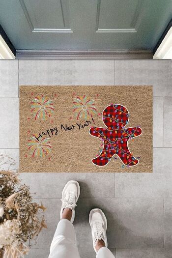 Dormot Modern Print - Happy New Year 9 - Welcome Doormat