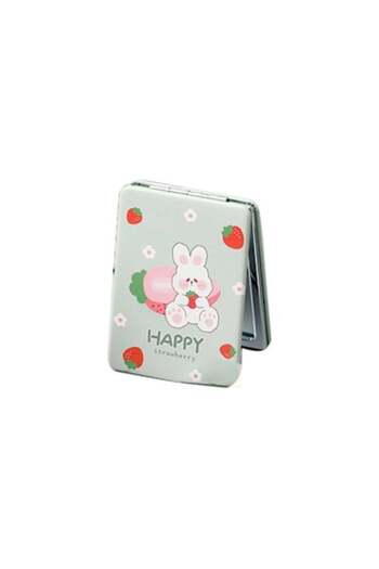 Happy Minigood Mini Good Square Beauty Mirror Strawberry Model