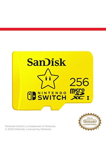 erorex بطاقة ذاكرة MicroSDXC سعة 256 جيجابايت مرخصة لجهاز Nintendo Switch Sdsqxao 256G Gnczn