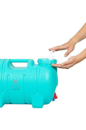 erorex Plastic Gallon 3 * 1 Water Gallon Blue Capacity 20 L