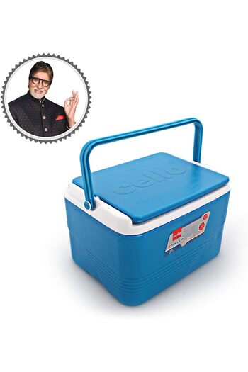erorex Chiller Ice Box Standard Size Travel Party Bar Ice Cubes Cold Drinks Medical Purpose 14 litre blue