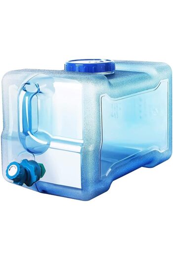 erorex Plastic Water Storage Tank Camping 2.1/4.9 Gallon Bpa Free Camping Water Container Spigot Portable