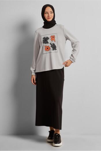 Alvina Printed Skirt Tracksuit Set 44725