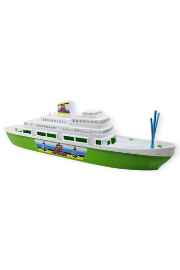 agishop Transatlantic Cruise Ship 45 cm - Green