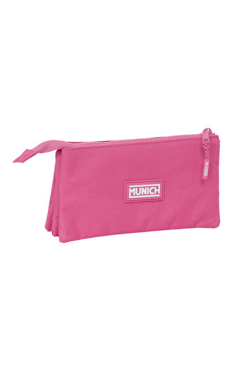 Munich Triple Carry-all Basic Fuchsia 22 x 12 x 3 cm